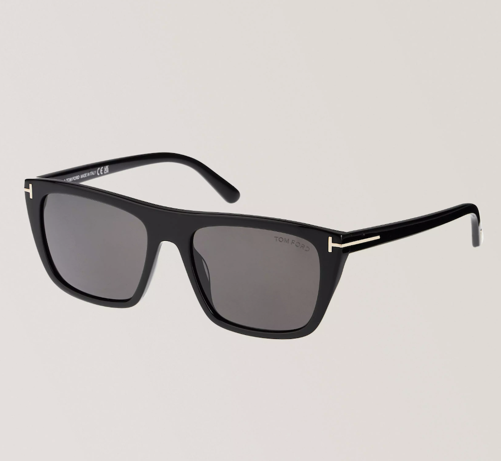 Tom Ford Aslan Acetate Square Sunglasses